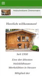 Mobile Screenshot of holzschnitzerei-zimmermann.de